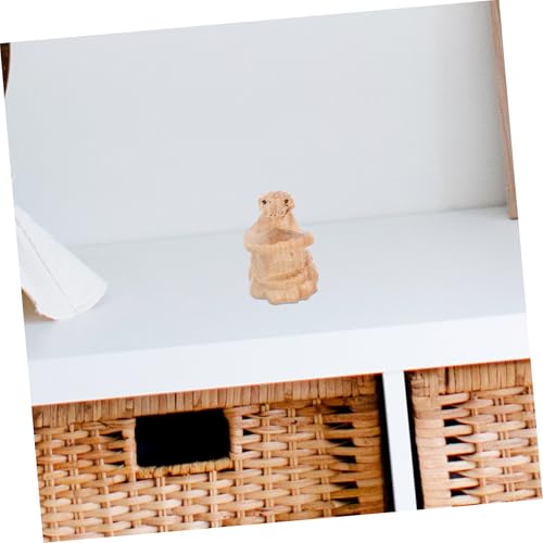 Gatuida Realistische Holz Schlangenfigur Jahr der Schlange Deko Ornamente Handgeschnitzt Langlebig für Tisch Bücherregal Feng Shui Wohnkultur von Gatuida