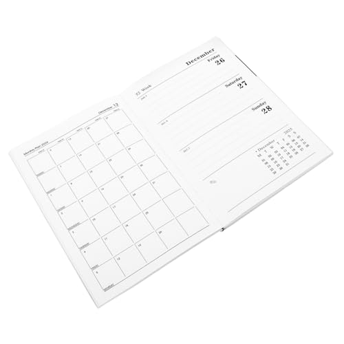 Gatuida Reiseplaner Notizbuch mit PU Cover Kompakter Wochen und Monatskalender Praktischer Englischer Terminplaner für Reiseorganisation und Journaling Tragbar und Handlich Gatuida Reiseplaner Notizbuch mit PU Cover Kompakter Wochen und Monatskalender Praktischer Englischer Terminplaner für Reiseorganisation und Journaling Tragbar und Handlich von Gatuida