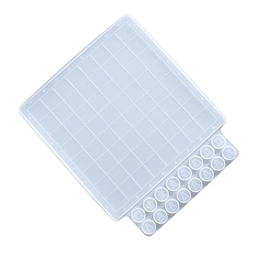 Gatuida Resin Casting Schachspiel Silikonform Wiederverwendbare DIY Epoxidharz Gießform für Schachfiguren Glatte Oberfläche Leicht zu Entformen Korrosionsbeständig Vielseitig für Bunte von Gatuida