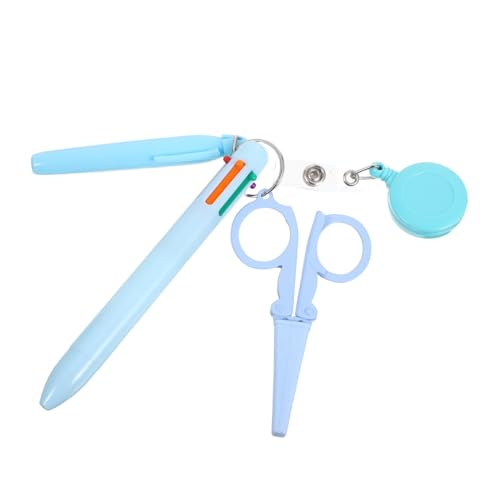 Gatuida Retractable Nurse Badge Holder mit Klappschere Marker Textmarker und Kugelschreiber Multifunktionales Ausziehbares Arbeitsausweis Clip für Ärzte und Pflegepersonal im und Büro Gatuida Retractable Nurse Badge Holder mit Klappschere Marker Textmarker und Kugelschreiber Multifunktionales Ausziehbares Arbeitsausweis Clip für Ärzte und Pflegepersonal im und Büro von Gatuida