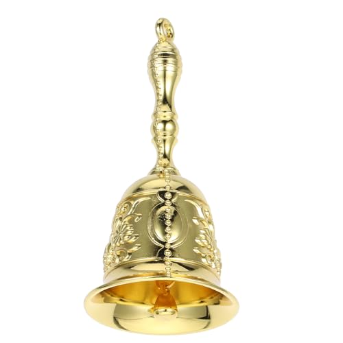 Gatuida Retro Handglocke aus Robustem Kupferlegierung mit Antirutsch Griff Klarer Klang für Restaurant Tisch Klassenzimmer Party deko und Vielseitige Nutzung Vintage Verzierte Service Gatuida Retro Handglocke aus Robustem Kupferlegierung mit Antirutsch Griff Klarer Klang für Restaurant Tisch Klassenzimmer Party deko und Vielseitige Nutzung Vintage Verzierte Service von Gatuida