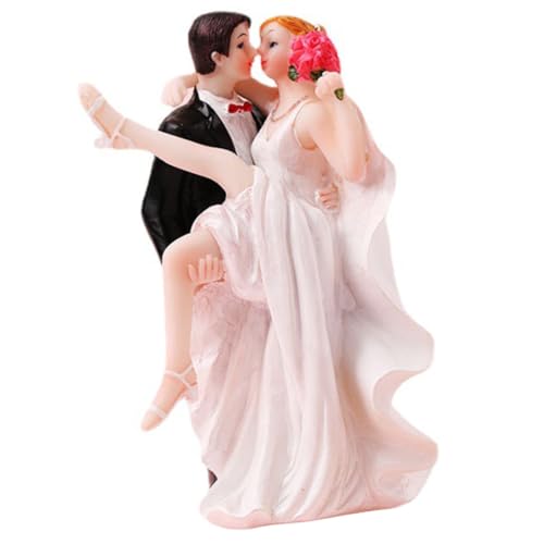 Gatuida Romantischer Brautpaar Cake Topper aus Resin Langlebige Hochzeitstorten Dekoration Kompakte Valentinstag Figur als Brautpaar Tortendeko und für Verlobung und Hochzeit Gatuida Romantischer Brautpaar Cake Topper aus Resin Langlebige Hochzeitstorten Dekoration Kompakte Valentinstag Figur als Brautpaar Tortendeko und für Verlobung und Hochzeit von Gatuida