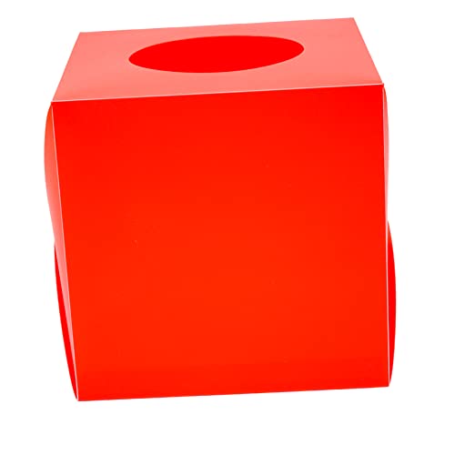 Gatuida Rote Gewinnspielbox aus Kunststoff Abstimmungsbox für Spenden und Veranstaltungen für Firmenfeiern und Besondere Anlässe aus Hochwertigem Material Gefertigt von Gatuida