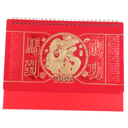 Gatuida Roter Chinesischer Monatskalender mit Notizblock Praktischer Jahresplaner für Büro Zuhause und Schule Multifunktionale Nutzung für Jahr Des Pferdes Gatuida Roter Chinesischer Monatskalender mit Notizblock Praktischer Jahresplaner für Büro Zuhause und Schule Multifunktionale Nutzung für Jahr Des Pferdes von Gatuida