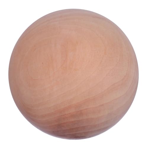 Gatuida Runde Holzkugel Unvollendete DIY Bastelkugel Naturholz für Projekte Basteln und Dekorationen Glatte Oberfläche Vielseitig von Gatuida