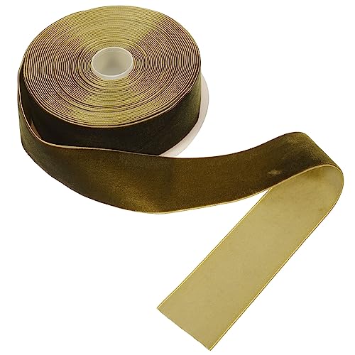 Gatuida Samtband Hochwertiges Zuschneidbares Bastelband für Geschenkverpackungen Dekoration DIY Projekte und Hochzeiten Militärgrün Strapazierfähig und Knitterfrei Gatuida Samtband Hochwertiges Zuschneidbares Bastelband für Geschenkverpackungen Dekoration DIY Projekte und Hochzeiten Militärgrün Strapazierfähig und Knitterfrei von Gatuida