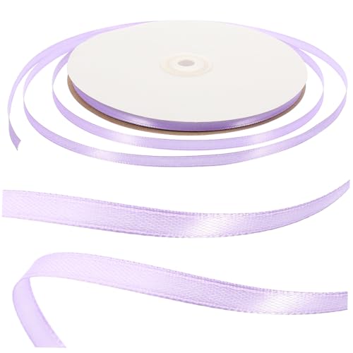 Gatuida Satin Geschenkband Vielseitiges DIY Bastelband für Hochzeitssträuße Haarschmuck und Dekoration Zartes Fliederfarbenes Band mit Fester Kantenverarbeitung zum Verpacken und Gatuida Satin Geschenkband Vielseitiges DIY Bastelband für Hochzeitssträuße Haarschmuck und Dekoration Zartes Fliederfarbenes Band mit Fester Kantenverarbeitung zum Verpacken und von Gatuida