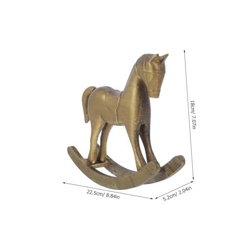 Gatuida Schaukelpferd Aus Holz Handgefertigt Pferdefigur Holzpferd Dekorative Tierstatue Schreibtischornamente Tischstatue Bücherregal-dekor Wohndekor-Akzente Gatuida Schaukelpferd Aus Holz Handgefertigt Pferdefigur Holzpferd Dekorative Tierstatue Schreibtischornamente Tischstatue Bücherregal-dekor Wohndekor-Akzente von Gatuida