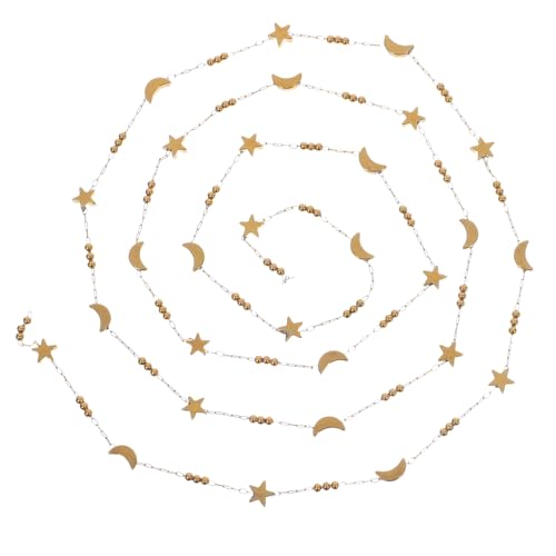 Gatuida Schmuckkette: Mond-Stern-Halskette für Armbänder, Halsketten, Ohrringe und Fußkettchen – DIY-Schmuckprojekte, Zubehör für Frauen und Mädchen Gatuida Schmuckkette: Mond-Stern-Halskette für Armbänder, Halsketten, Ohrringe und Fußkettchen – DIY-Schmuckprojekte, Zubehör für Frauen und Mädchen von Gatuida