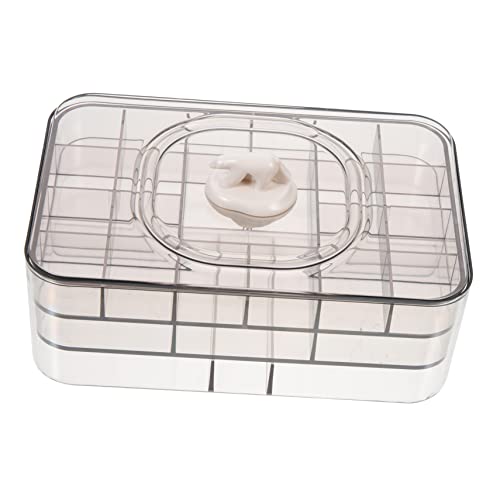 Gatuida Schmuckschatulle mit Tierdekor Kleiner Ohrringbehälter und Ring Aufbewahrungsbox für Reisen und Zuhause Transparent Teilige Aufbewahrungslösung für Schmuckstücke von Gatuida