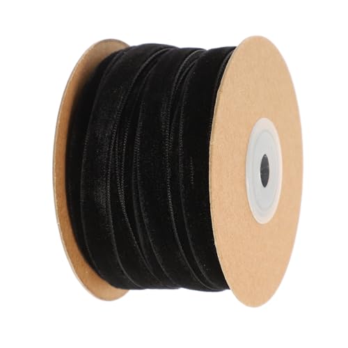 Gatuida Schwarzes Samt Woven Band Dekoratives Geschenkband für DIY Basteln Geschenkverpackung Haarschmuck Kleidung und Wohnaccessoires Glatte Oberfläche Langlebig und Vielseitig Gatuida Schwarzes Samt Woven Band Dekoratives Geschenkband für DIY Basteln Geschenkverpackung Haarschmuck Kleidung und Wohnaccessoires Glatte Oberfläche Langlebig und Vielseitig von Gatuida