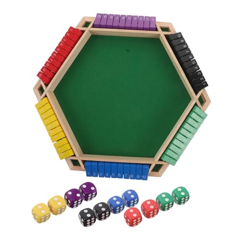 Gatuida Sechsseitiger Flip Spieltisch Interaktives Trinkspiel Zubehör für Ktv Bars und Partys Robustes Design Langlebiges Mahjong Tischspiel für Gesellige Runden Gatuida Sechsseitiger Flip Spieltisch Interaktives Trinkspiel Zubehör für Ktv Bars und Partys Robustes Design Langlebiges Mahjong Tischspiel für Gesellige Runden von Gatuida