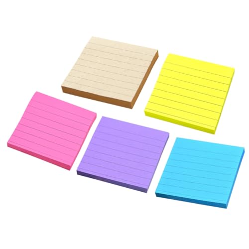 Gatuida Selbstklebende Memo Pads Farbige Streifen Langlebiges Papier Bequem zu Beschreiben für Schule Büro Studenten Lehrer Vielseitig Verwendbar für Notizen und Erinnerungen Gatuida Selbstklebende Memo Pads Farbige Streifen Langlebiges Papier Bequem zu Beschreiben für Schule Büro Studenten Lehrer Vielseitig Verwendbar für Notizen und Erinnerungen von Gatuida