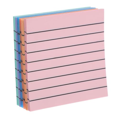 Gatuida Selbstklebende Memo Pads Liniert Tragbare Haftnotizen Pastellfarben Stark Haftend Praktisch für Büro Schule Studium Erinnerung und To Do Listen Gatuida Selbstklebende Memo Pads Liniert Tragbare Haftnotizen Pastellfarben Stark Haftend Praktisch für Büro Schule Studium Erinnerung und To Do Listen von Gatuida