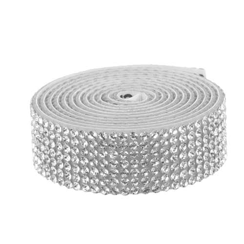 Gatuida Selbstklebendes Strassband Reihen Breit Flexibel Zuschneidbar Langlebiges Dekorationsband für DIY Handwerk Auto und Handyverzierung Weißes Kleber Strassband Gatuida Selbstklebendes Strassband Reihen Breit Flexibel Zuschneidbar Langlebiges Dekorationsband für DIY Handwerk Auto und Handyverzierung Weißes Kleber Strassband von Gatuida