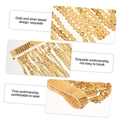 Gatuida Sequin Tassel Trim Breit Holografisch Gold Paillettenborte für Latein Tanzkleider DIY Kleidung Verzierung Bühnenkostüm Zubehör Gatuida Sequin Tassel Trim Breit Holografisch Gold Paillettenborte für Latein Tanzkleider DIY Kleidung Verzierung Bühnenkostüm Zubehör von Gatuida