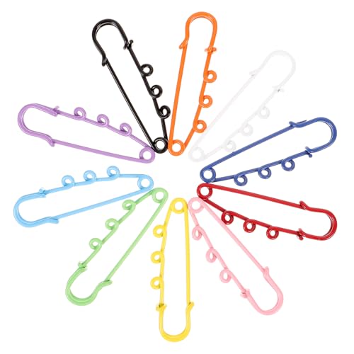 Gatuida Sicherheitsnadeln Metall mit Löchern für DIY Schmuck und Bastelarbeiten Langlebige Broschen für Kleidung und Projekte Gatuida Sicherheitsnadeln Metall mit Löchern für DIY Schmuck und Bastelarbeiten Langlebige Broschen für Kleidung und Projekte von Gatuida