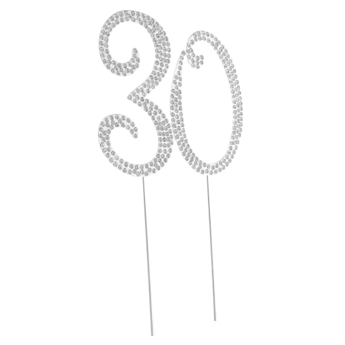 Gatuida Silber Kuchenstecker mit Strass für Geburtstag Hochzeit Jubiläum Party Deko Wiederverwendbar Umweltfreundlich Vielseitig für Feierlichkeiten Gatuida Silber Kuchenstecker mit Strass für Geburtstag Hochzeit Jubiläum Party Deko Wiederverwendbar Umweltfreundlich Vielseitig für Feierlichkeiten von Gatuida