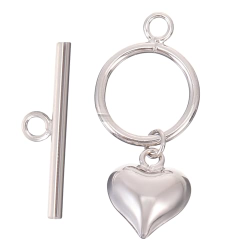 Gatuida Silberner Ot verschluss Handwerksset Armbandverschluss Lederband Verbinder DIY Schmuckzubehör für Armbänder und Halsketten Innovatives Bastelset für Individuelle Gatuida Silberner Ot verschluss Handwerksset Armbandverschluss Lederband Verbinder DIY Schmuckzubehör für Armbänder und Halsketten Innovatives Bastelset für Individuelle von Gatuida