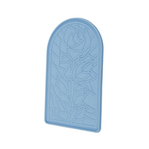Gatuida Silicone Gießform für Wanddekor mit Rosenmuster Flexibles und Langlebiges Silikon für DIY Handarbeiten für Dekorative Kunstwerke und Türschilder von Gatuida