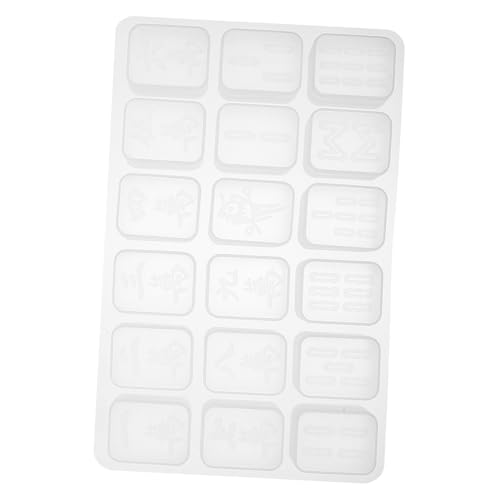 Gatuida Silikon Jongg Form für Epoxidharz Gießen Flexible DIY Silikonform zum Basteln Individueller Mahjong Spielsteine Einfache Gießform für Kreative Harzkunst mit Glitzer und Gatuida Silikon Jongg Form für Epoxidharz Gießen Flexible DIY Silikonform zum Basteln Individueller Mahjong Spielsteine Einfache Gießform für Kreative Harzkunst mit Glitzer und von Gatuida