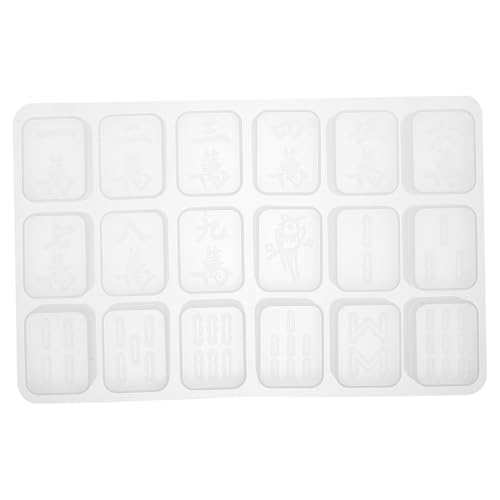 Gatuida Silikon Mahjong Form DIY Gießform Langlebig Wiederverwendbar Einfache Silikonform Kreativ Gestalten für Harz Epoxidharz Gießen Handwerk Gatuida Silikon Mahjong Form DIY Gießform Langlebig Wiederverwendbar Einfache Silikonform Kreativ Gestalten für Harz Epoxidharz Gießen Handwerk von Gatuida