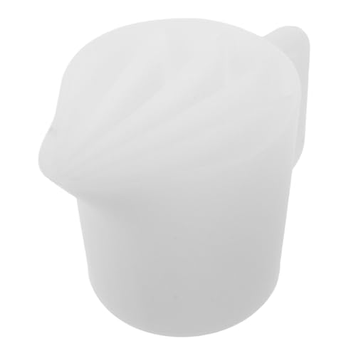 Gatuida Silikon Mischbecher mit Griff Geteilt Wiederverwendbar Flexiblem Silikonmaterial Rutschfestem Griff für Resin Acrylfarbe DIY Kunstprojekte und Flüssigkunst von Gatuida