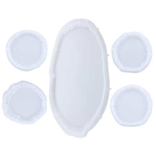 Gatuida Silikonform Untersetzer Ablage Gießform Irregulär für Epoxidharz DIY Resin Coaster Moulds Leicht zu Entformen Kreativ Tray Mold für Dekoration und Basteln Gatuida Silikonform Untersetzer Ablage Gießform Irregulär für Epoxidharz DIY Resin Coaster Moulds Leicht zu Entformen Kreativ Tray Mold für Dekoration und Basteln von Gatuida
