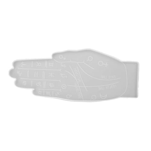 Gatuida Silikonform Untersetzer Palmistry Design Flexibel Transparent DIY Gießform für Resin Kristallharz Tischdeko Home Office Bar Zubehör Coaster Mold Tablett Gatuida Silikonform Untersetzer Palmistry Design Flexibel Transparent DIY Gießform für Resin Kristallharz Tischdeko Home Office Bar Zubehör Coaster Mold Tablett von Gatuida