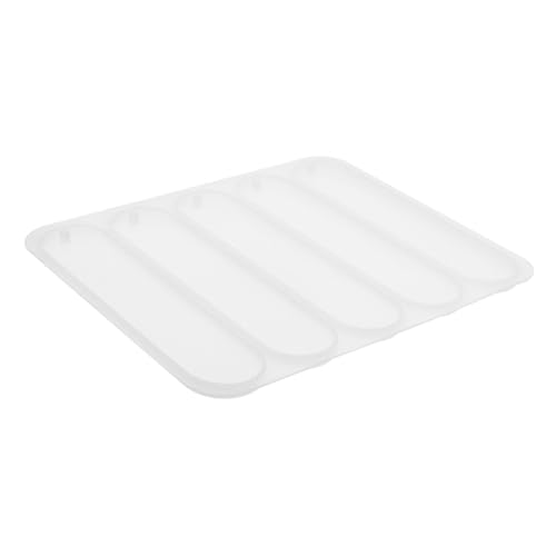 Gatuida Silikonform für Epoxidharz Lesezeichen DIY Glatte Oberfläche Ovales Design Vielseitig für Getrocknete Blumen Glitzer und Kreative Bastelideen Leicht zu Reinigen Praktische von Gatuida