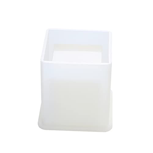 Gatuida Silikonform für Stiftehalter Quadratische Gießform für Epoxidharz zum Backen von Fondant und Mehr Einfach zu Reinigen Verwenden Hitzebeständig Langlebig und Sicher der Anwendung von Gatuida