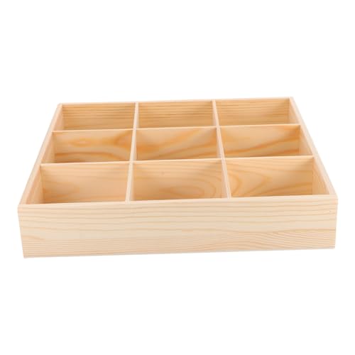 Gatuida Sock Drawer Organizer aus Holz Fächer für Unterwäsche Krawatten und Schlüssel Stilvolle Aufbewahrungslösung für Kommoden und Langlebig und Modern von Gatuida
