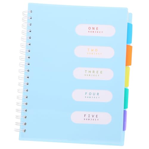 Gatuida Spiralnotizbuch Kariert mit Index Robuster Hardcover Praktischer Akademischer Planer für Büro und Studium Handlich und Langlebig für Zeitmanagement und Notizen von Gatuida