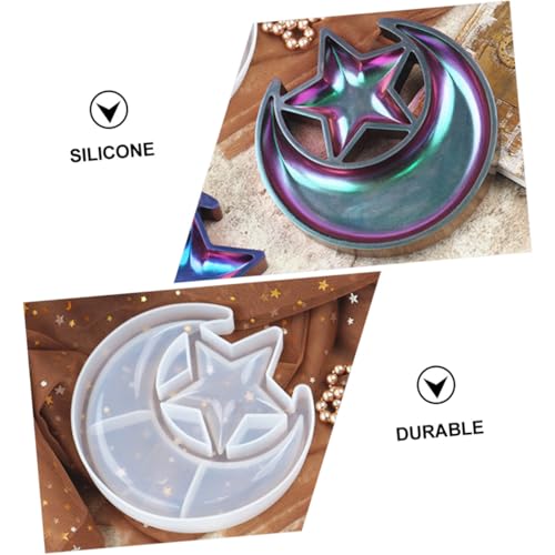 Gatuida Stern Halbmond silikonform für Epoxidharz DIY Flexibles Hitze Kältebeständiges Gießform Dekorative Aufbewahrungsplatten Langlebig und Einfach zu Entformen für Kreative Heimdeko Gatuida Stern Halbmond silikonform für Epoxidharz DIY Flexibles Hitze Kältebeständiges Gießform Dekorative Aufbewahrungsplatten Langlebig und Einfach zu Entformen für Kreative Heimdeko von Gatuida