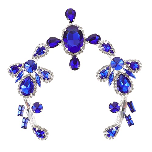 Gatuida Strass Applikation Wasserfallkette Glitzernde Schmuckverzierung für Schuhe Kleidung Taschen DIY Modeschmuck Kette Langlebiger Legierung mit Funkelnden Kristallen Gatuida Strass Applikation Wasserfallkette Glitzernde Schmuckverzierung für Schuhe Kleidung Taschen DIY Modeschmuck Kette Langlebiger Legierung mit Funkelnden Kristallen von Gatuida