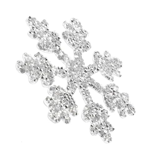 Gatuida Strasssteine Aufbügelbar Schneeflocken Patch Silber Glitzernde Rhinestones Applikation für DIY Kleidung Rucksäcke Jeans Mode Dekoration Gatuida Strasssteine Aufbügelbar Schneeflocken Patch Silber Glitzernde Rhinestones Applikation für DIY Kleidung Rucksäcke Jeans Mode Dekoration von Gatuida