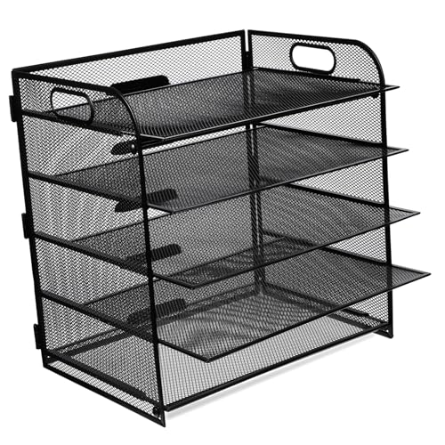 Gatuida Stufiger Schreibtisch Ablagekorb aus Robustem mit Seitlichen Griffen Multifunktionaler Papier und Dokumenten Organizer für Büro und Zuhause Stapelbare Briefablage für Effiziente Gatuida Stufiger Schreibtisch Ablagekorb aus Robustem mit Seitlichen Griffen Multifunktionaler Papier und Dokumenten Organizer für Büro und Zuhause Stapelbare Briefablage für Effiziente von Gatuida