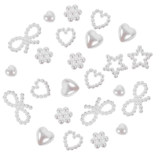 Gatuida Stylische DIY Nagelperlen Flache Perlen für Nageldesign Kreative Nail Art Accessoires Einfach Anzubringen für Maniküre und Fußnägel Nageldekoration für Besondere Anlässe von Gatuida