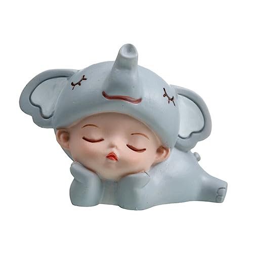 Gatuida Süße Kuchen Deko Figurine Tiermütze Skulptur Resin Tortendekoration für Kindergeburtstage und Sanftem Gatuida Süße Kuchen Deko Figurine Tiermütze Skulptur Resin Tortendekoration für Kindergeburtstage und Sanftem von Gatuida