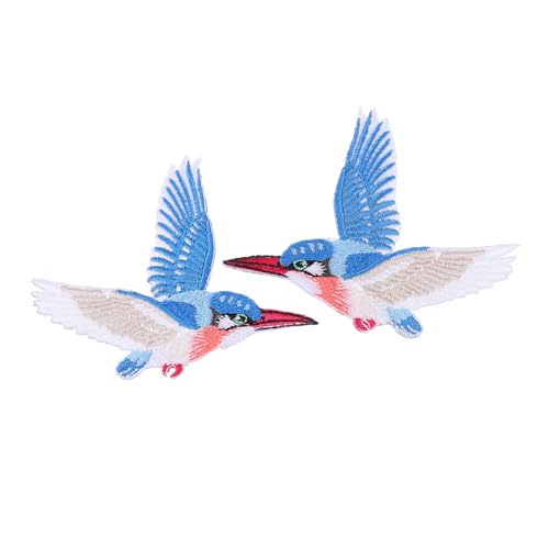 Gatuida Symmetrische Aufbügelbare DIY Klebeflicken mit Vogelmotiv Langlebige Rayon Stoffapplikationen zur Reparatur und Individuellen Gestaltung von Kleidung Geeignet für Jeans Shirts Gatuida Symmetrische Aufbügelbare DIY Klebeflicken mit Vogelmotiv Langlebige Rayon Stoffapplikationen zur Reparatur und Individuellen Gestaltung von Kleidung Geeignet für Jeans Shirts von Gatuida