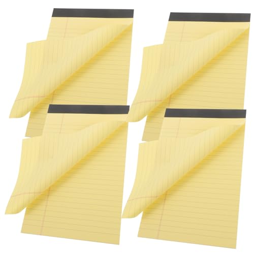 Gatuida Täglicher Planer Notizblock Gelbes Perforiertes Notizbuch für To Do Listen Terminplanung und Notizen Leicht und Tragbar für Büro Schule und Zuhause von Gatuida