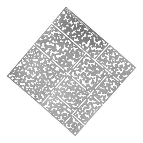 Gatuida Tarnspritzbrett Tarnung Sprühen Diy -handwerk Tarnfarbe Tarnschablone Tarnvorlagen Vorlagen Für Tarnmalerei Kreative Malvorlagen Malschablonen Hohlauslagen Rostfreier Stahl Silver Gatuida Tarnspritzbrett Tarnung Sprühen Diy -handwerk Tarnfarbe Tarnschablone Tarnvorlagen Vorlagen Für Tarnmalerei Kreative Malvorlagen Malschablonen Hohlauslagen Rostfreier Stahl Silver von Gatuida