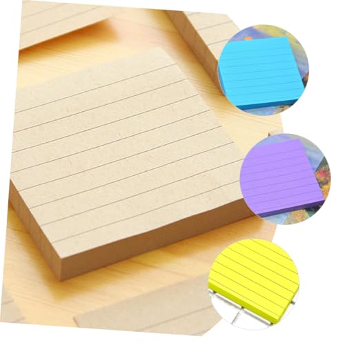 Gatuida Teiliges Abreißbare Memo Sticker mit Farbstreifen Selbstklebende Notizzettel für Büro Schule und Alltag Praktische Haftnotizen mit Starker Klebkraft Vielseitig Einsetzbar und von Gatuida
