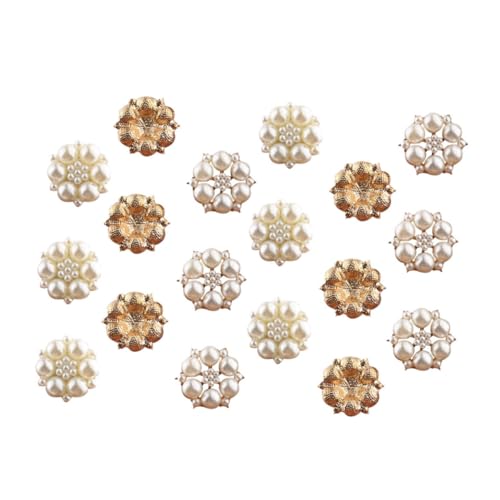 Gatuida Teiliges DIY Haarschmuck mit Perlen und Strasssteinen Legierungsbasis für Kreative Haarspangen Haarbänder und Broschen Vielseitiges Zubehör für Damen und Blumenmädchen Gemischte von Gatuida