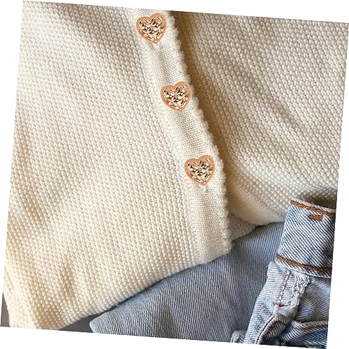 Gatuida Teiliges Herzförmige Metallknöpfe Goldene Hemdknöpfe Blazer Knöpfe Langlebige Legierungsknöpfe zum Annähen für Mantel Wollmantel Overcoat Kreative Kleidung Dekoration Gatuida Teiliges Herzförmige Metallknöpfe Goldene Hemdknöpfe Blazer Knöpfe Langlebige Legierungsknöpfe zum Annähen für Mantel Wollmantel Overcoat Kreative Kleidung Dekoration von Gatuida