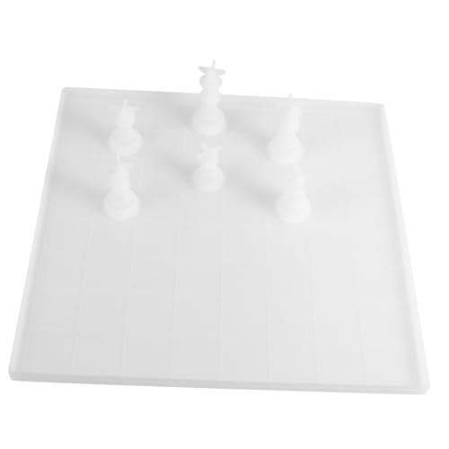 Gatuida Teiliges Silikon Gießform für Internationales Schach mit Schachbrett Langlebiges DIY Handguss Mould Einfach zu Reinigen und Formbeständig für Epoxidharz Schachspiele Gatuida Teiliges Silikon Gießform für Internationales Schach mit Schachbrett Langlebiges DIY Handguss Mould Einfach zu Reinigen und Formbeständig für Epoxidharz Schachspiele von Gatuida