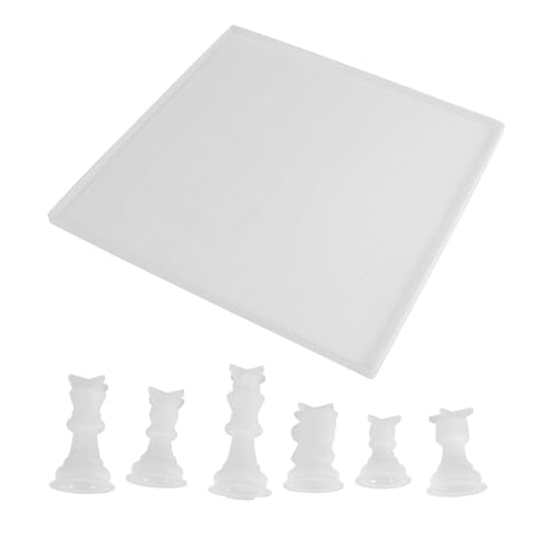Gatuida Teiliges Silikon Schachform für DIY Epoxidharz Langlebige und Einfache Trennung Professionelle Handarbeit Schachbrett und Figuren Gießform für Kreative Bastelprojekte Gatuida Teiliges Silikon Schachform für DIY Epoxidharz Langlebige und Einfache Trennung Professionelle Handarbeit Schachbrett und Figuren Gießform für Kreative Bastelprojekte von Gatuida