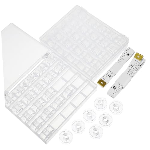 Gatuida Teiliges Transparent aus Hochwertigem Kunststoff Wiederverwendbar als Tragbares Nähzubehör für Haushalts Industriemaschinen für DIY projekte und Garnaufbewahrung Gatuida Teiliges Transparent aus Hochwertigem Kunststoff Wiederverwendbar als Tragbares Nähzubehör für Haushalts Industriemaschinen für DIY projekte und Garnaufbewahrung von Gatuida