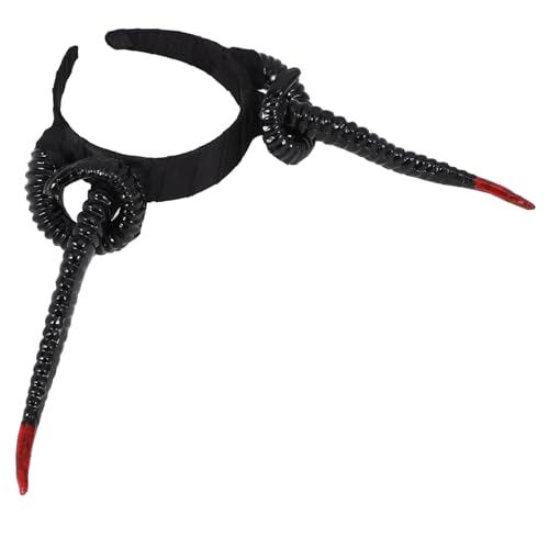 Gatuida Teufelshorn Haarband für Halloween Flexibles Kostümzubehör für Cosplay und Partys Bequemes Headband für Verschiedene Kopfgrößen Hochwertiges Material für Langen Tragekomfort für von Gatuida