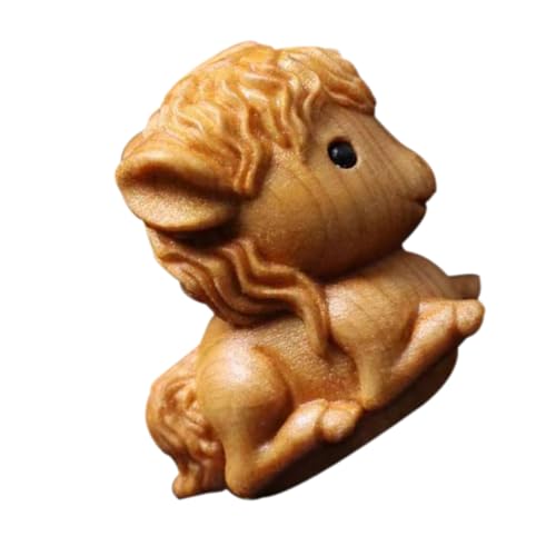 Gatuida Tierfigur Miniatur Tierdekoration Holzornament Für Zuhause von Gatuida
